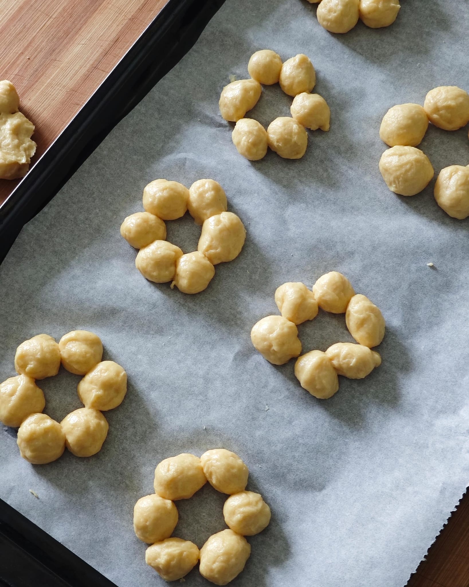 🌸Soffici Fiori di Pan Brioche e crema al budino — Passo 3