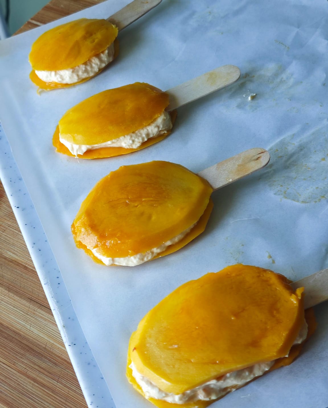 Gelato "Solero" al mango ☀️🥭 — Passo 3