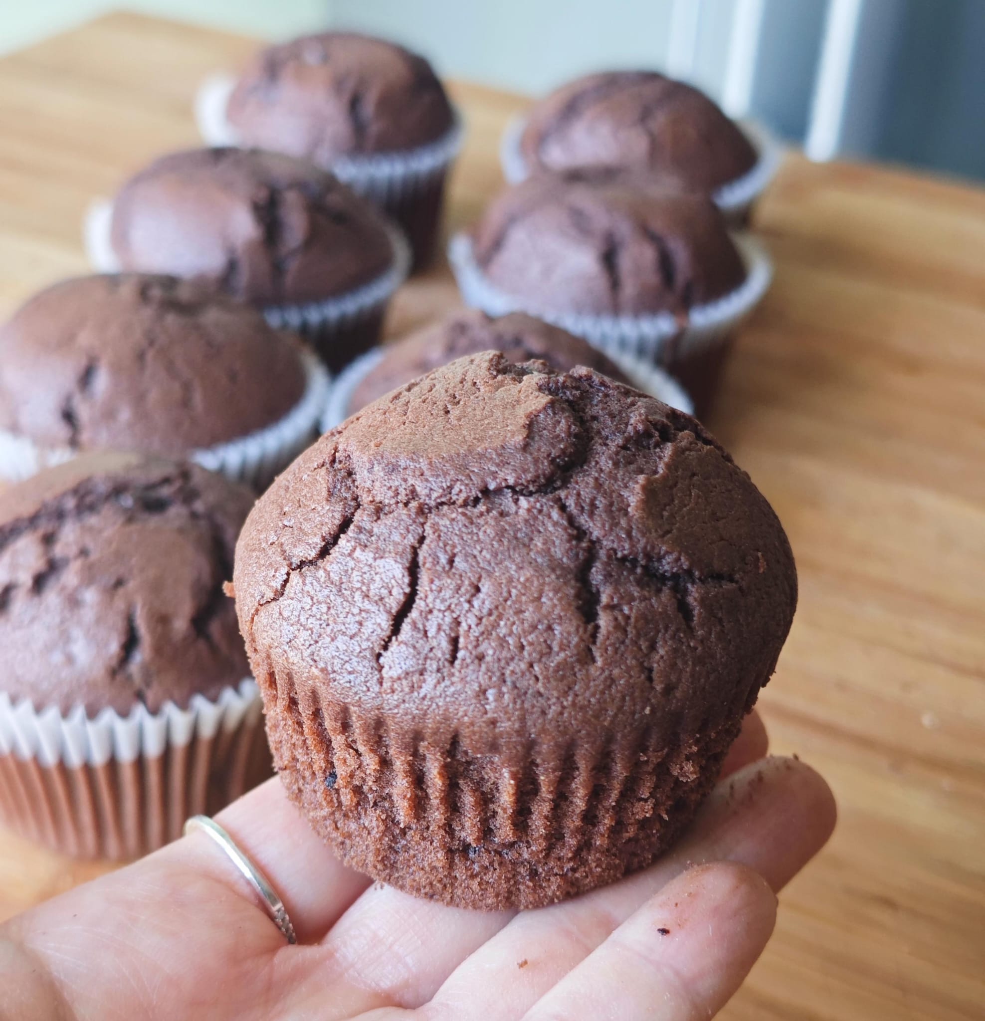 Muffin Cocco e Cioccolato 🥥 — Passo 4
