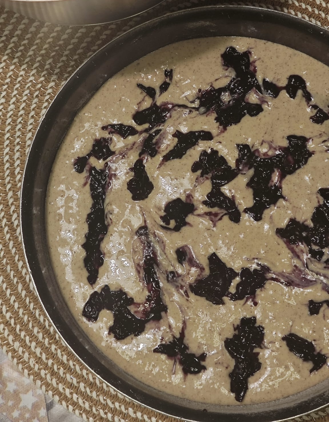 Torta grano saraceno, nocciole e uva fragola🌾🍇 — Passo 3