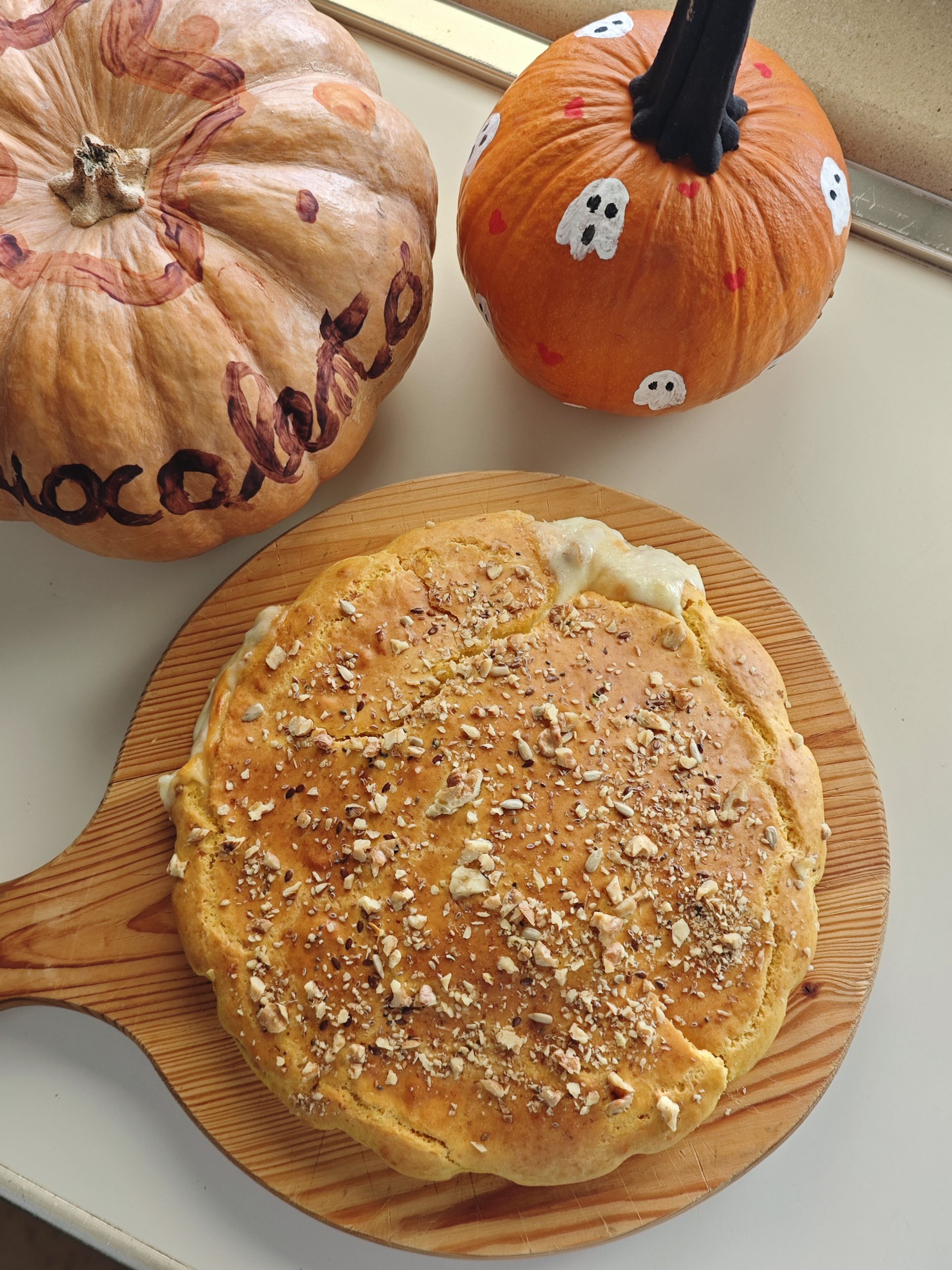 Torta salata Zucca, scamorza e cotto🧡 — Passo 6