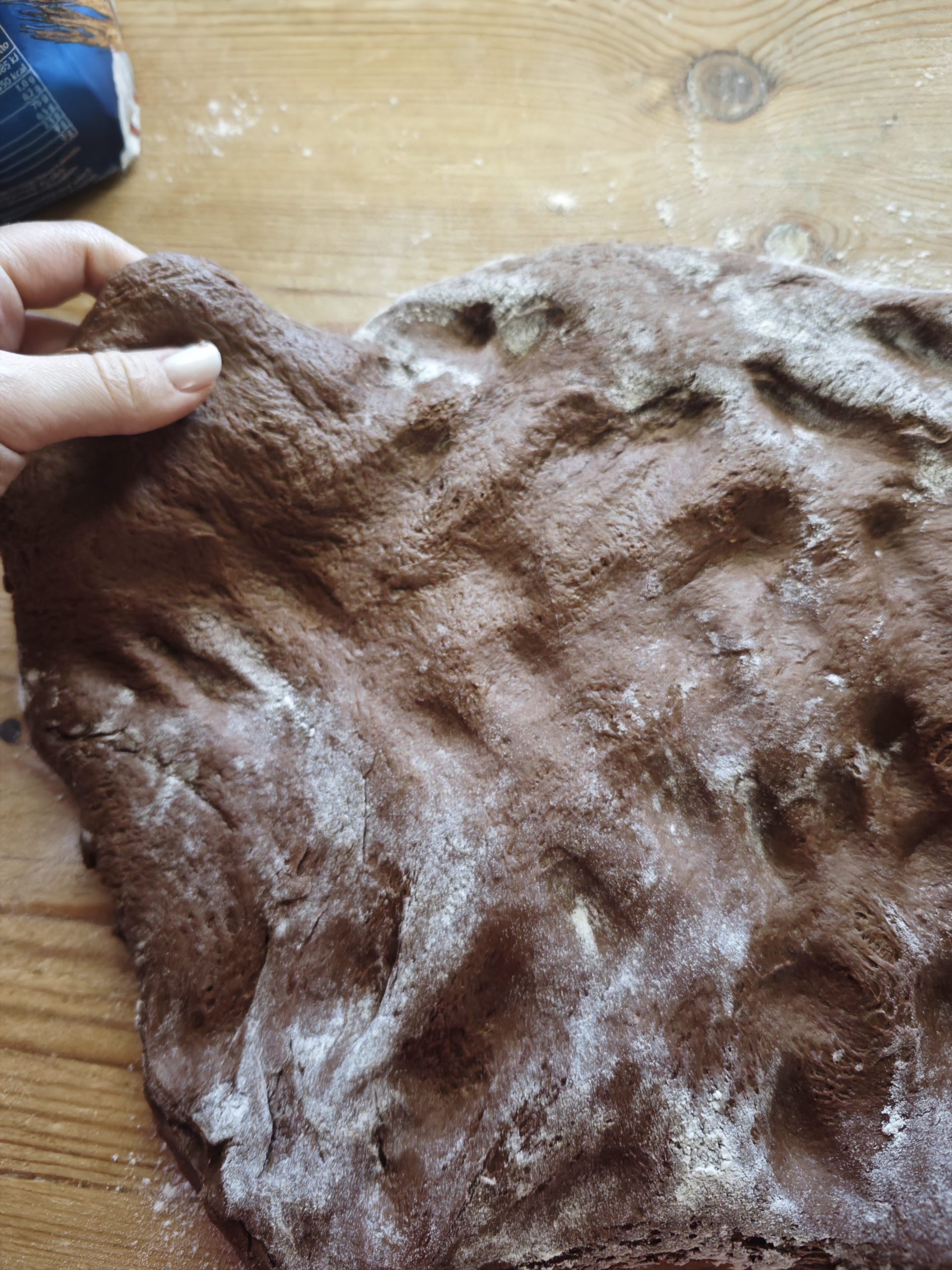 Soffici Fiori di Pan Brioche al Cioccolato — Passo 1