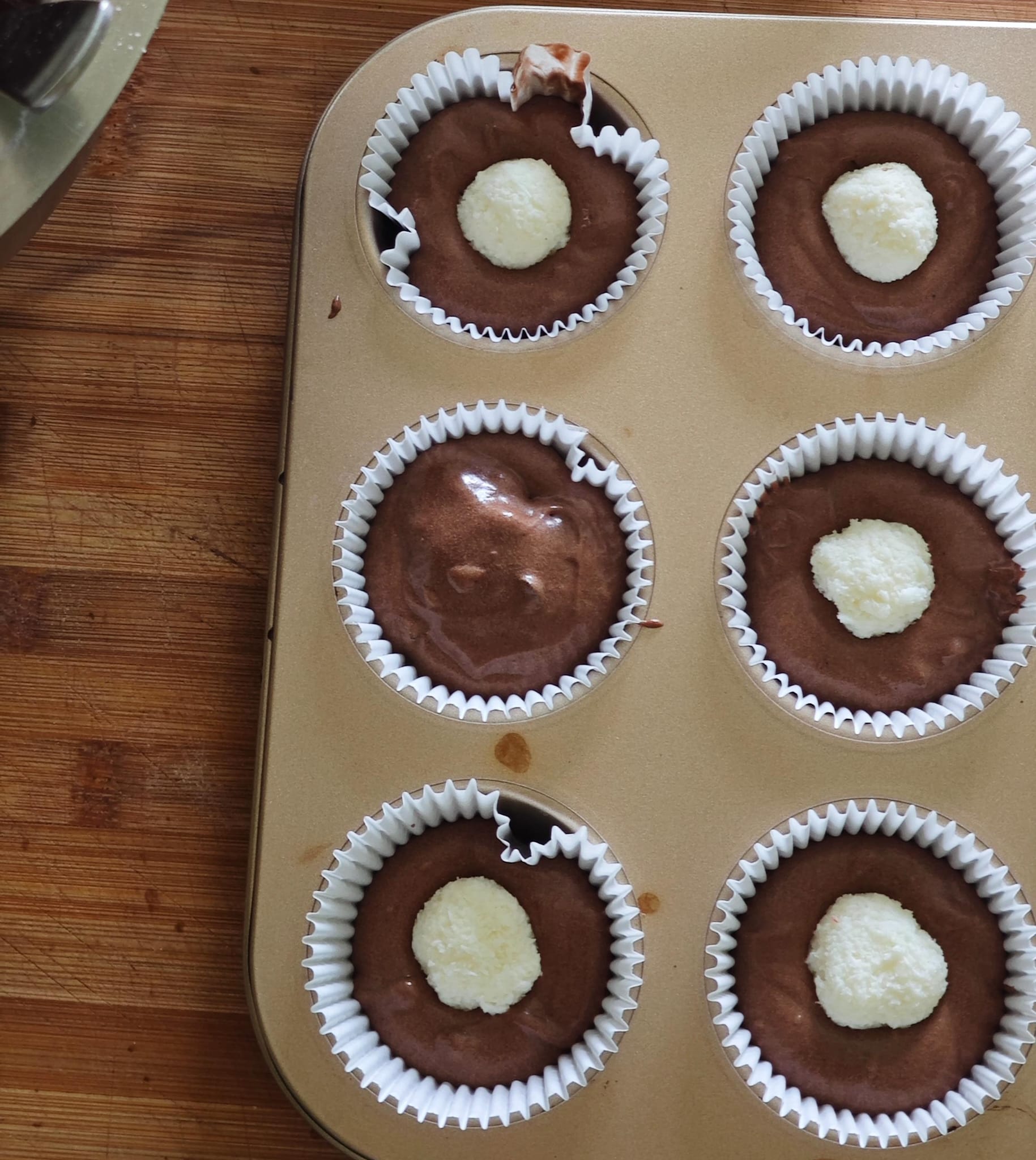 Muffin Cocco e Cioccolato 🥥 — Passo 3